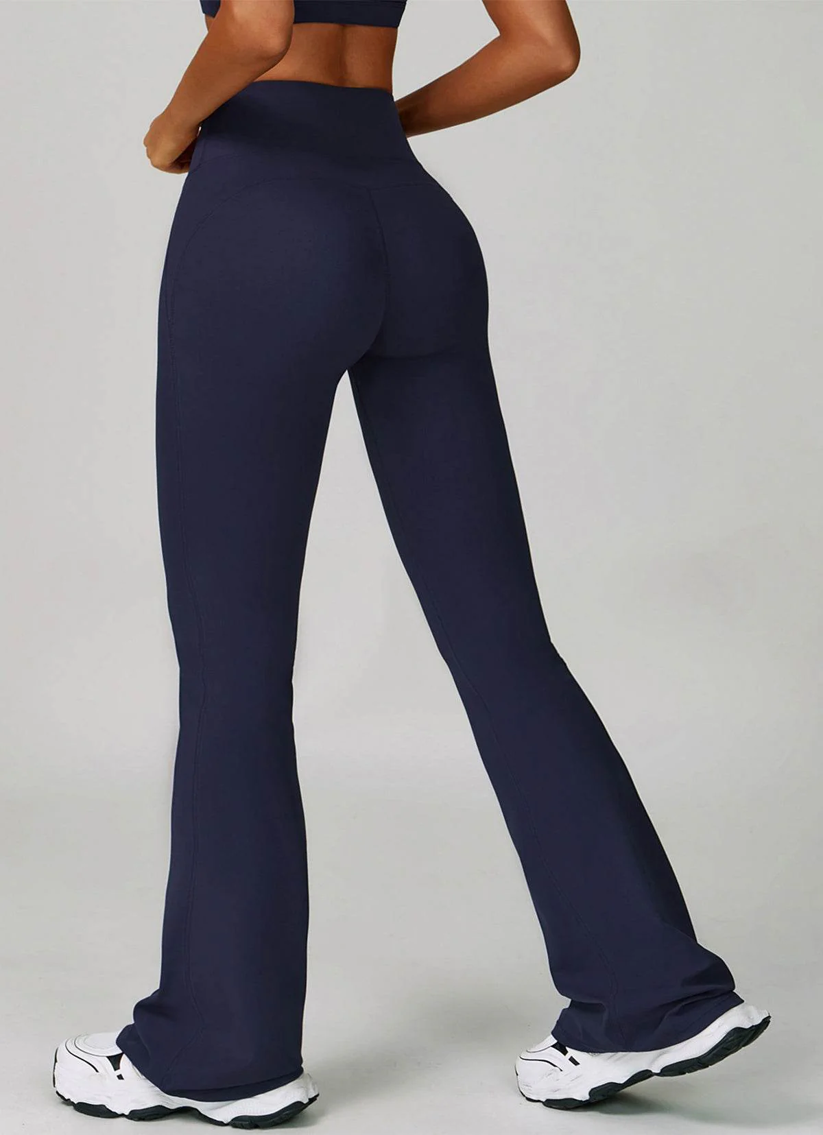 High Waist Tummy Control Running Flared Pant - Artadvier