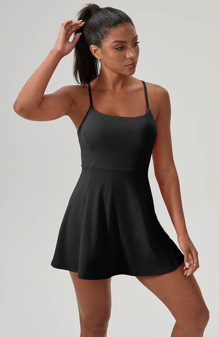 One Piece Tennis Dress with Stretch and Comfort - Artadvier