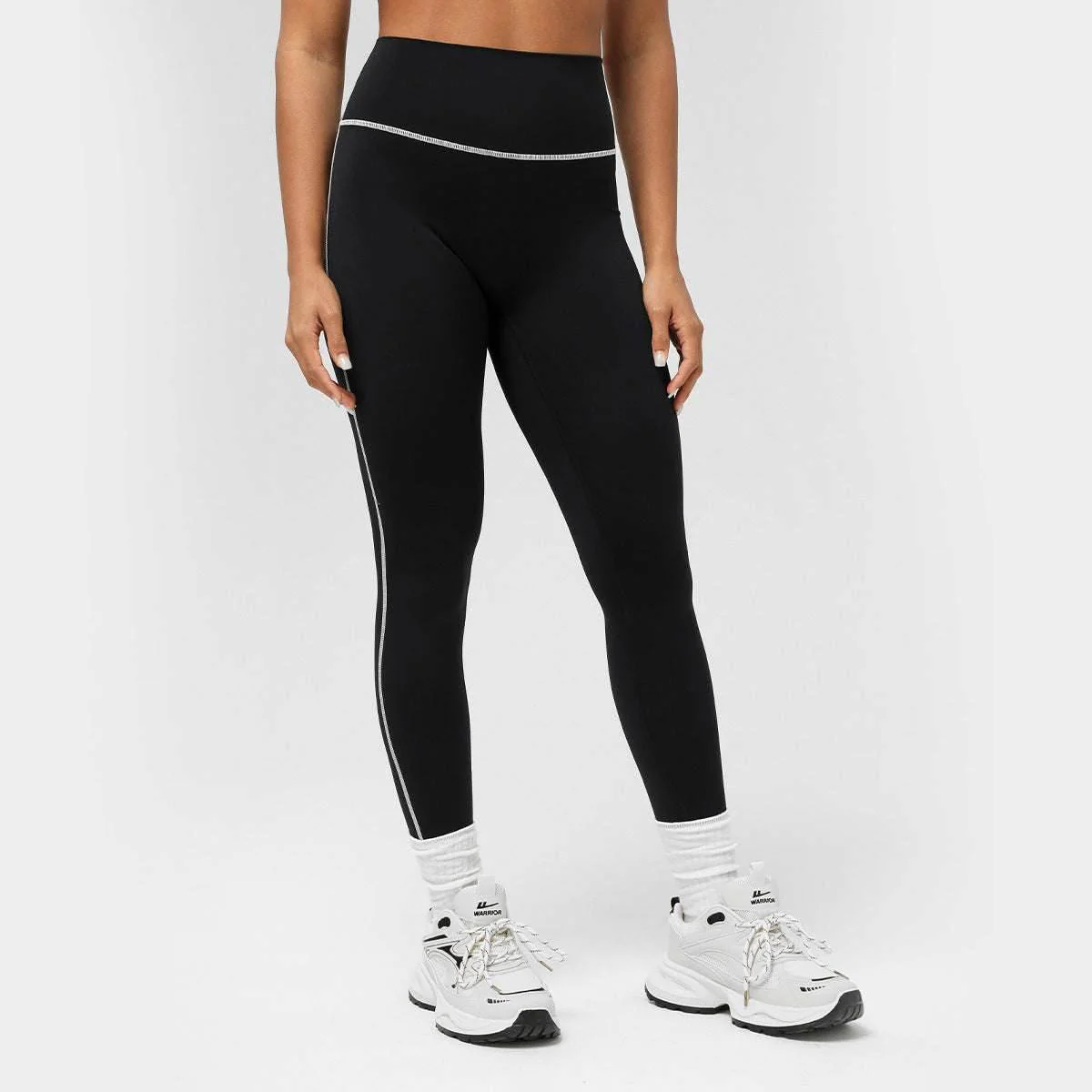 High Waist Black Yoga Legging - Artadvier