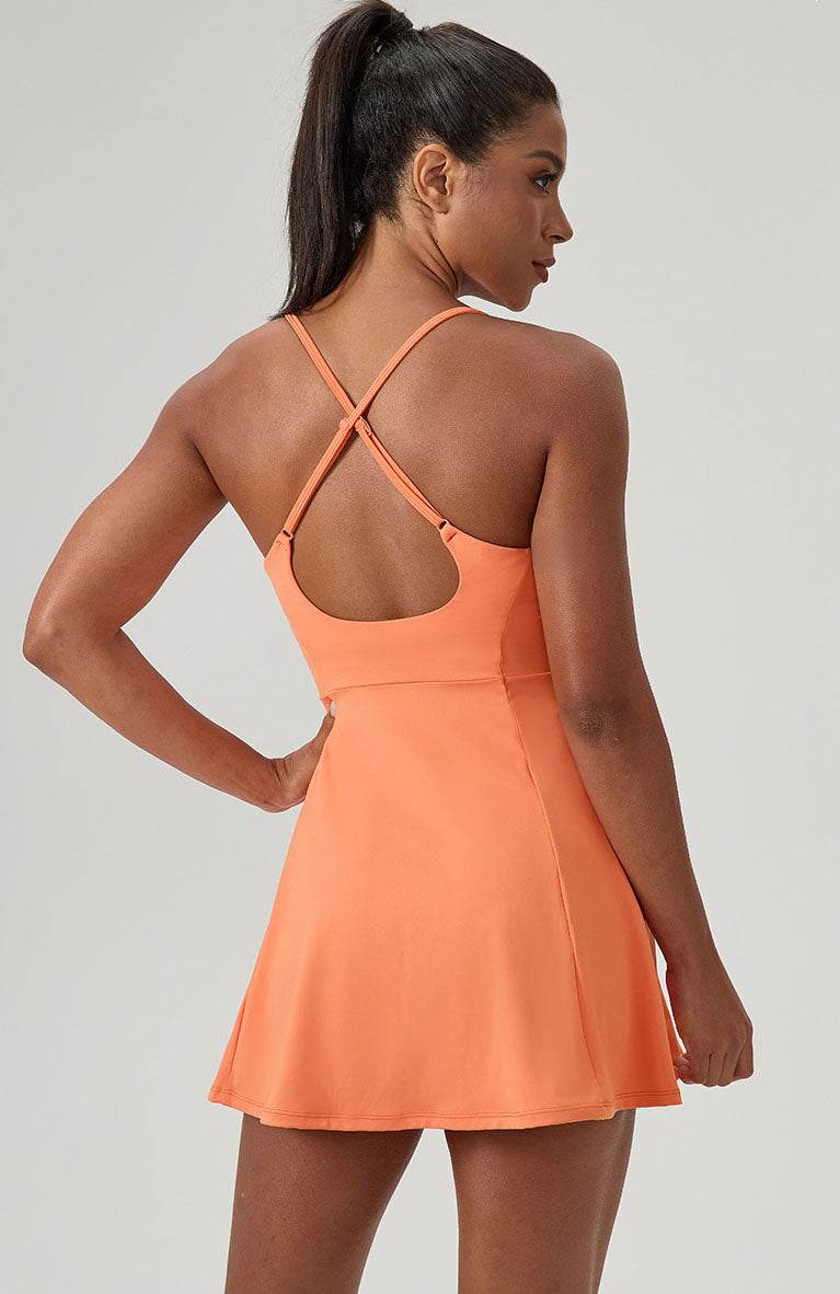 One Piece Tennis Dress with Stretch and Comfort - Artadvier