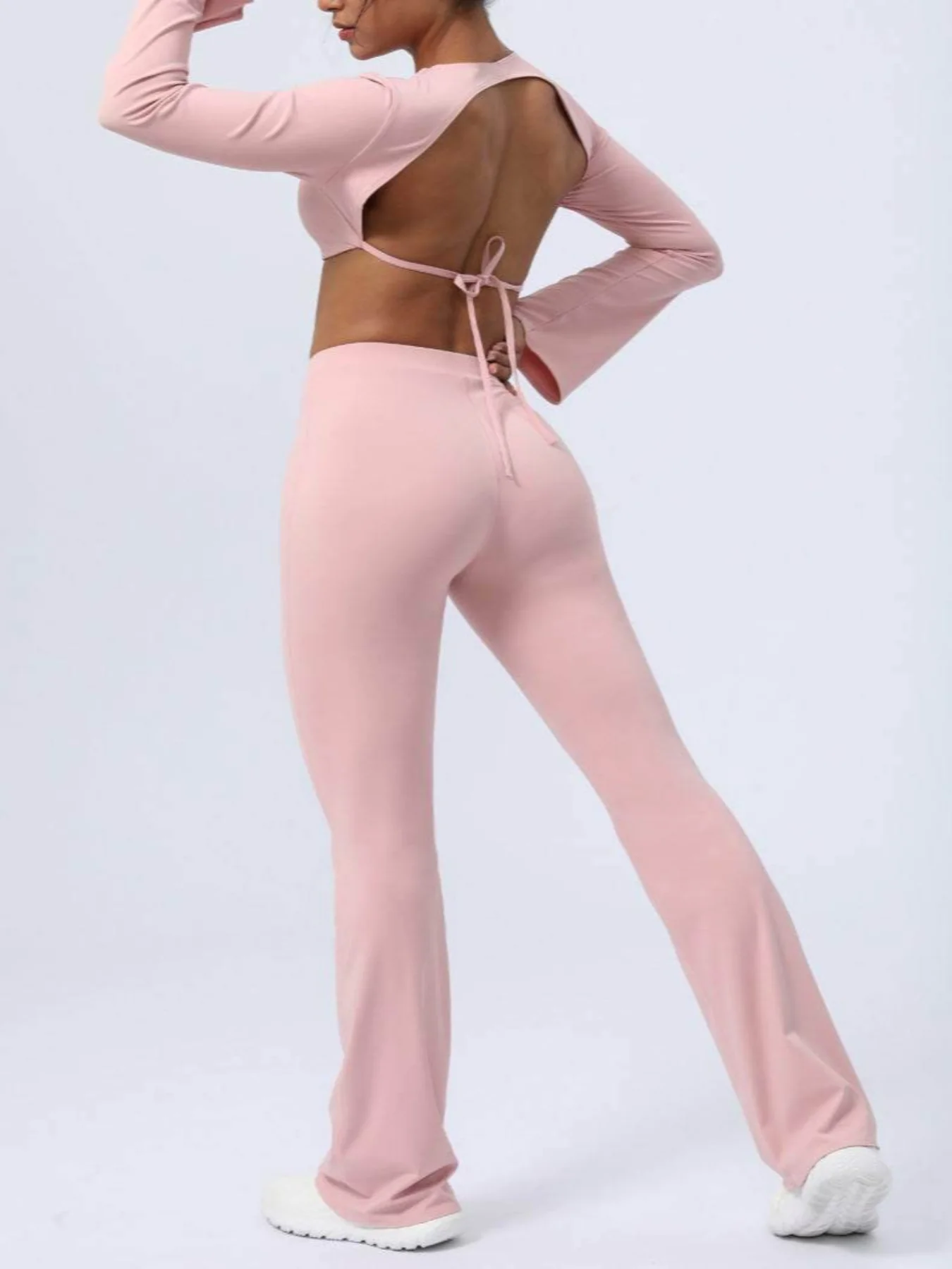 Butt Lifting Flared Leg Workout Pants - Artadvier