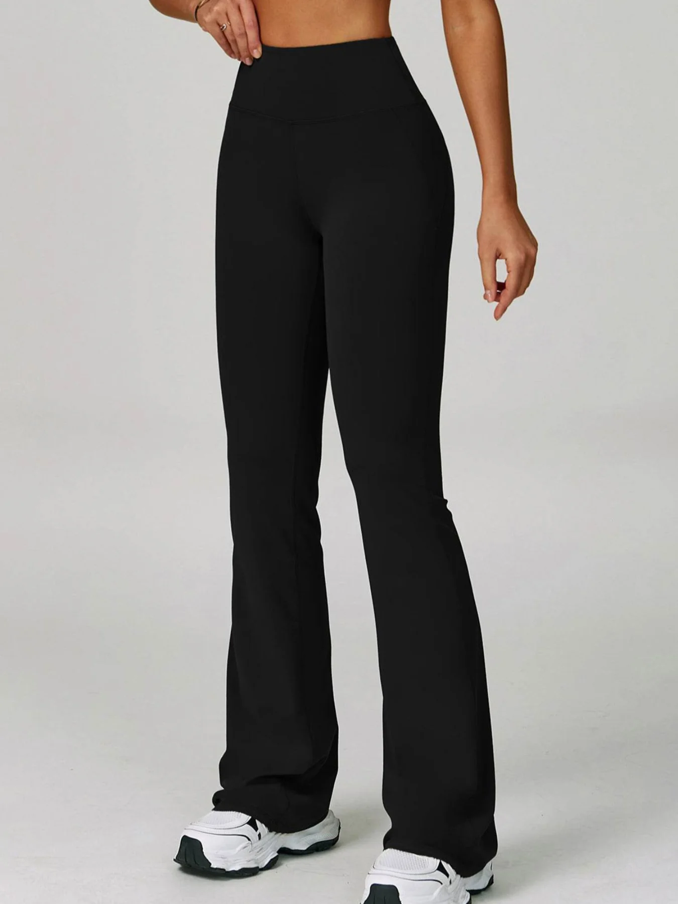 High Waist Tummy Control Running Flared Pant - Artadvier