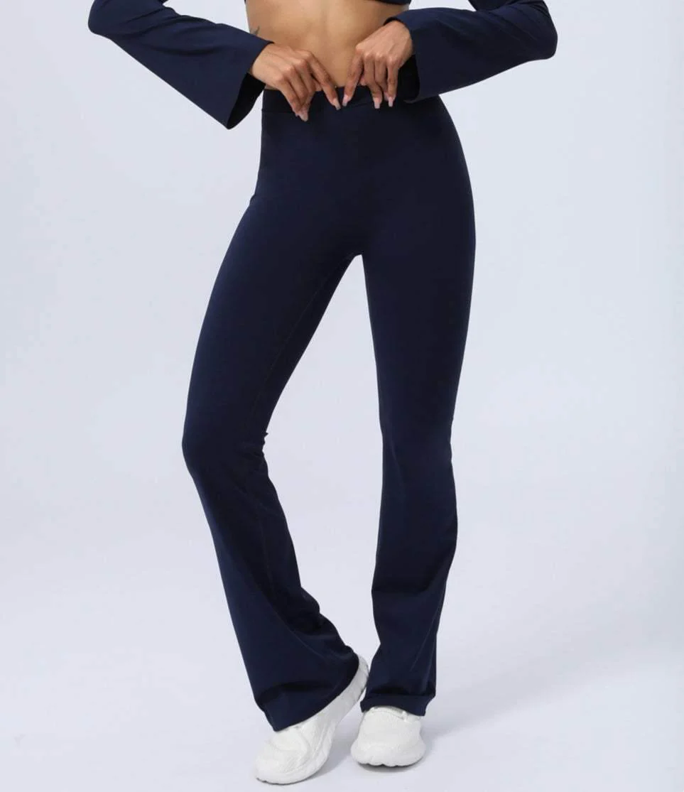 Butt Lifting Flared Leg Workout Pants - Artadvier