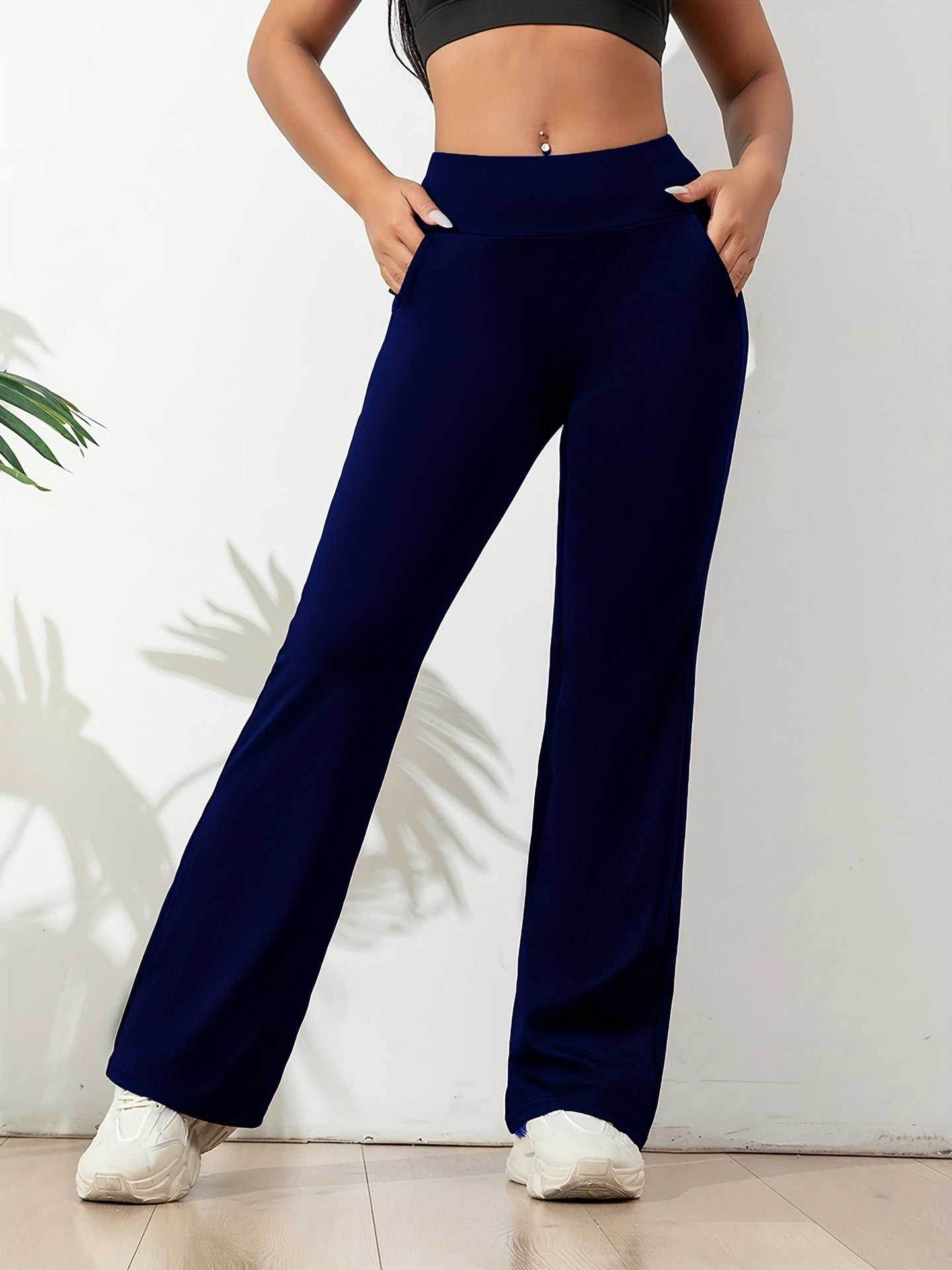High Waist Wide Leg Pants - Artadvier